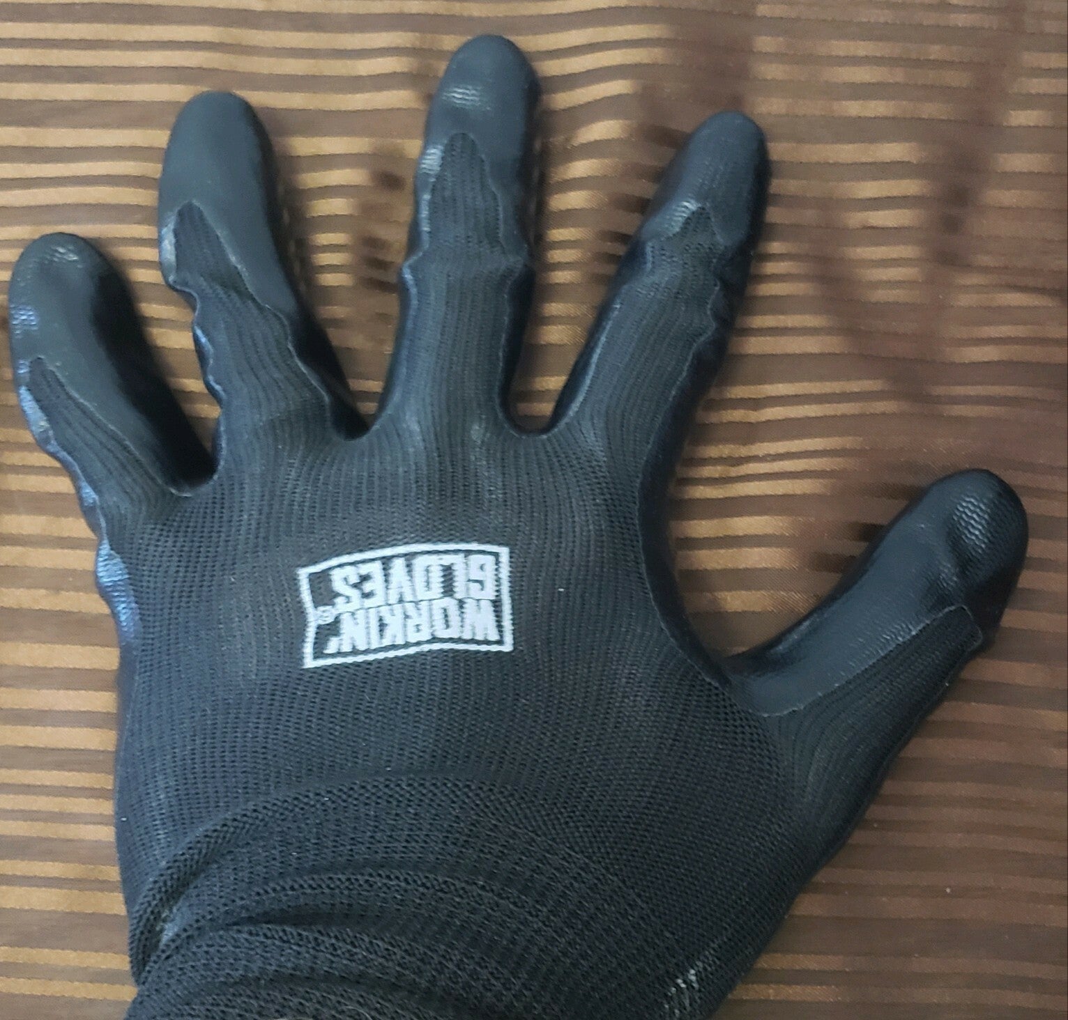 12 PAIRS Large Reusable Breathable Utility Gloves Working Auto Nitrile Coated