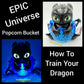 Epic Universe Universal How To Train Your Dragon Toothless Egg Popcorn Bucket