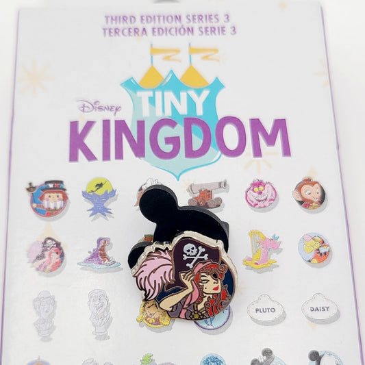 Disney Parks Tiny Kingdom 3rd Edition Series 3 GIRL Pirate PIN Pirates Caribbean