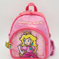 Universal Studios Super Nintendo World Princess Peach Mini Pink Backpack Bag NWT