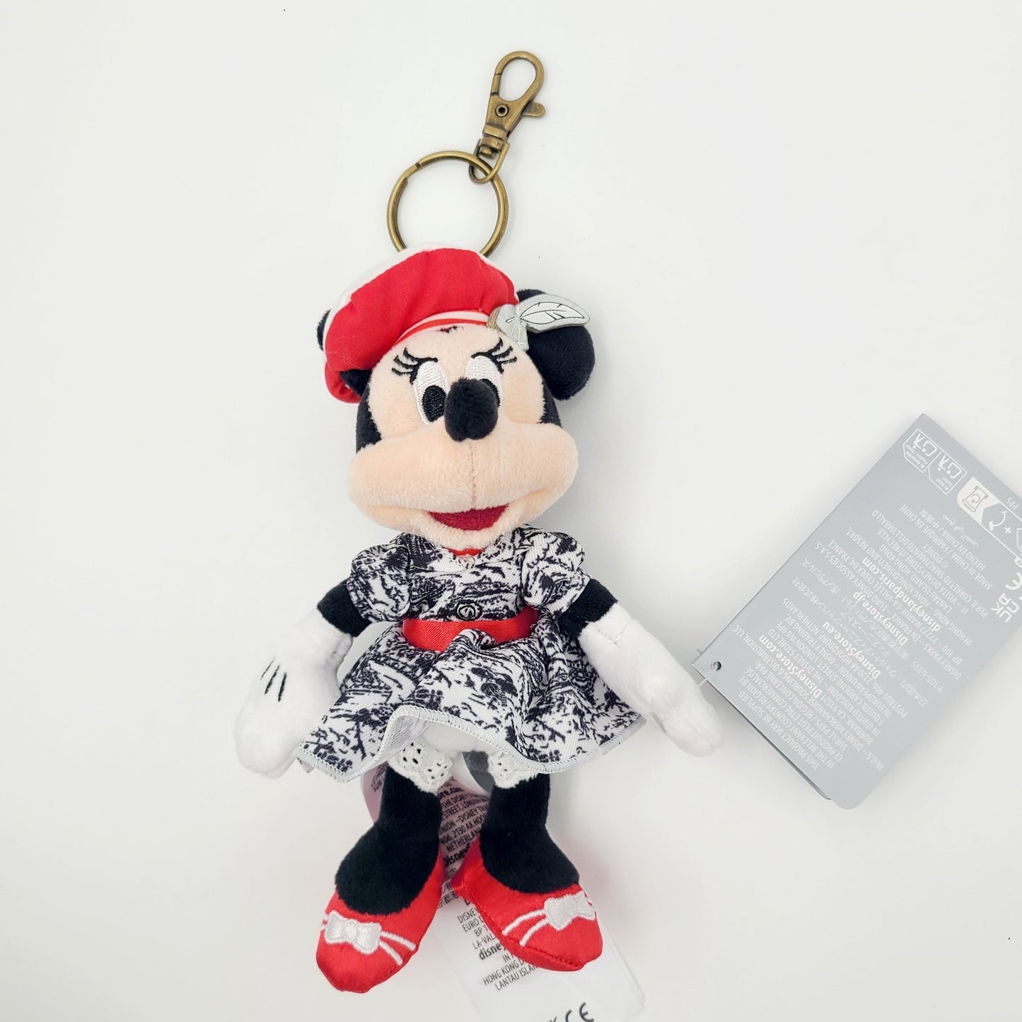 *Mickey & Minnie Plush Keychain Set* Disney Parks Riviera Resort Bag Charm New