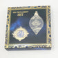 NEW 2025 EPIC Universe Universal Orlando Logo Pin & Ornament Set Gold Blue