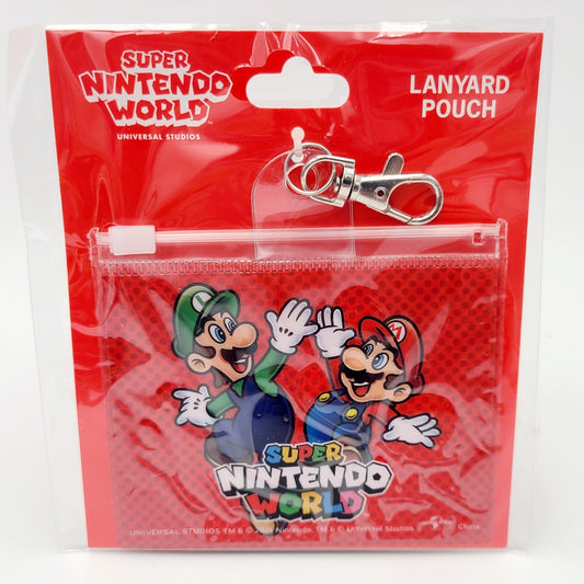 EPIC Universe Super Nintendo World Mario Luigi Lanyard Pouch Universal Studios