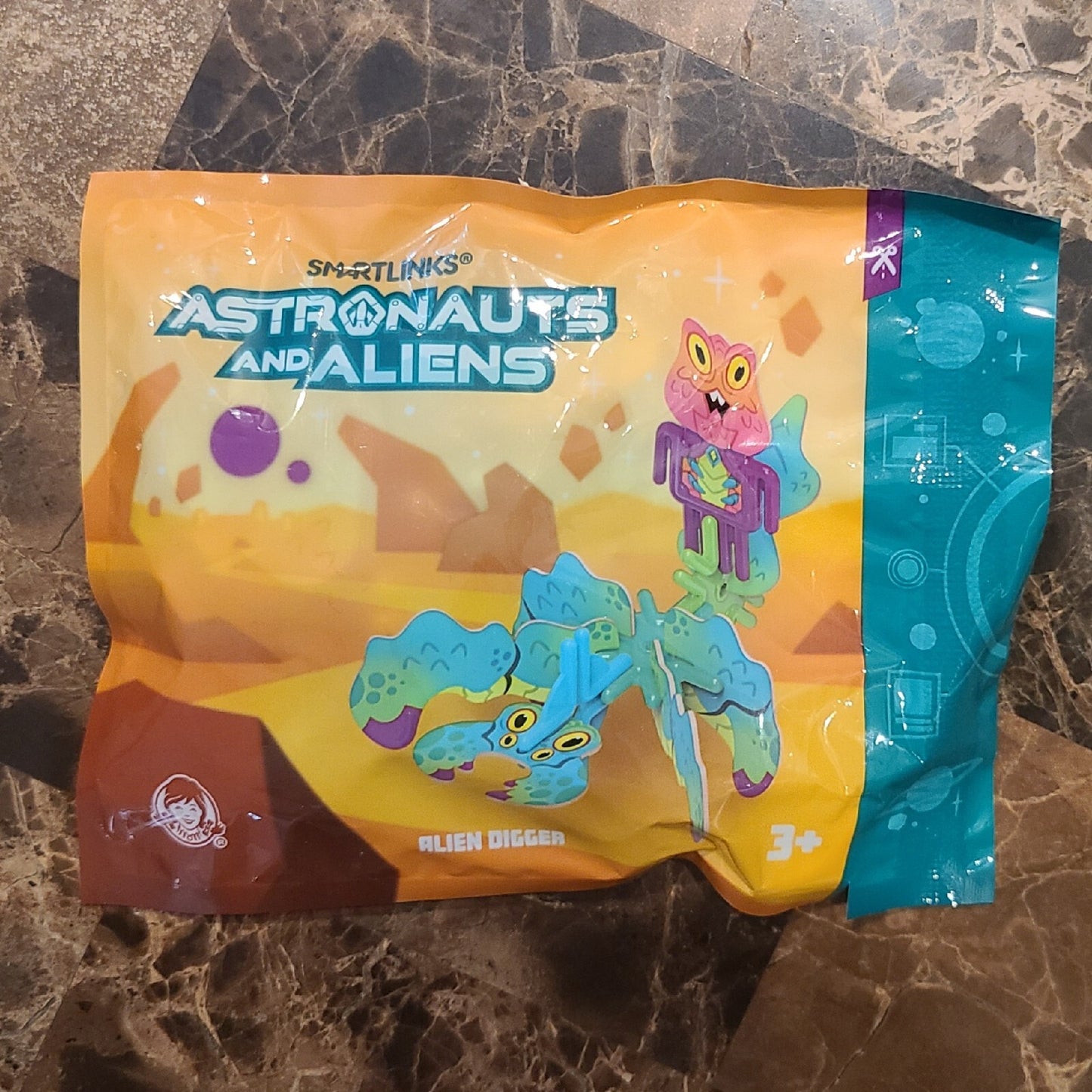 *Set of 2* Wendy’s Kids Meal Toy Starlinks Astronauts & Aliens: Rover & Digger