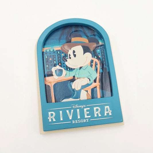 2025 Disney Parks Riviera Resort Mickey Mouse Petite Cafe Ceramic Magnet New