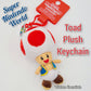 Toad Plush Keychain Universal Studios Orlando EPIC Universe Super Nintendo World