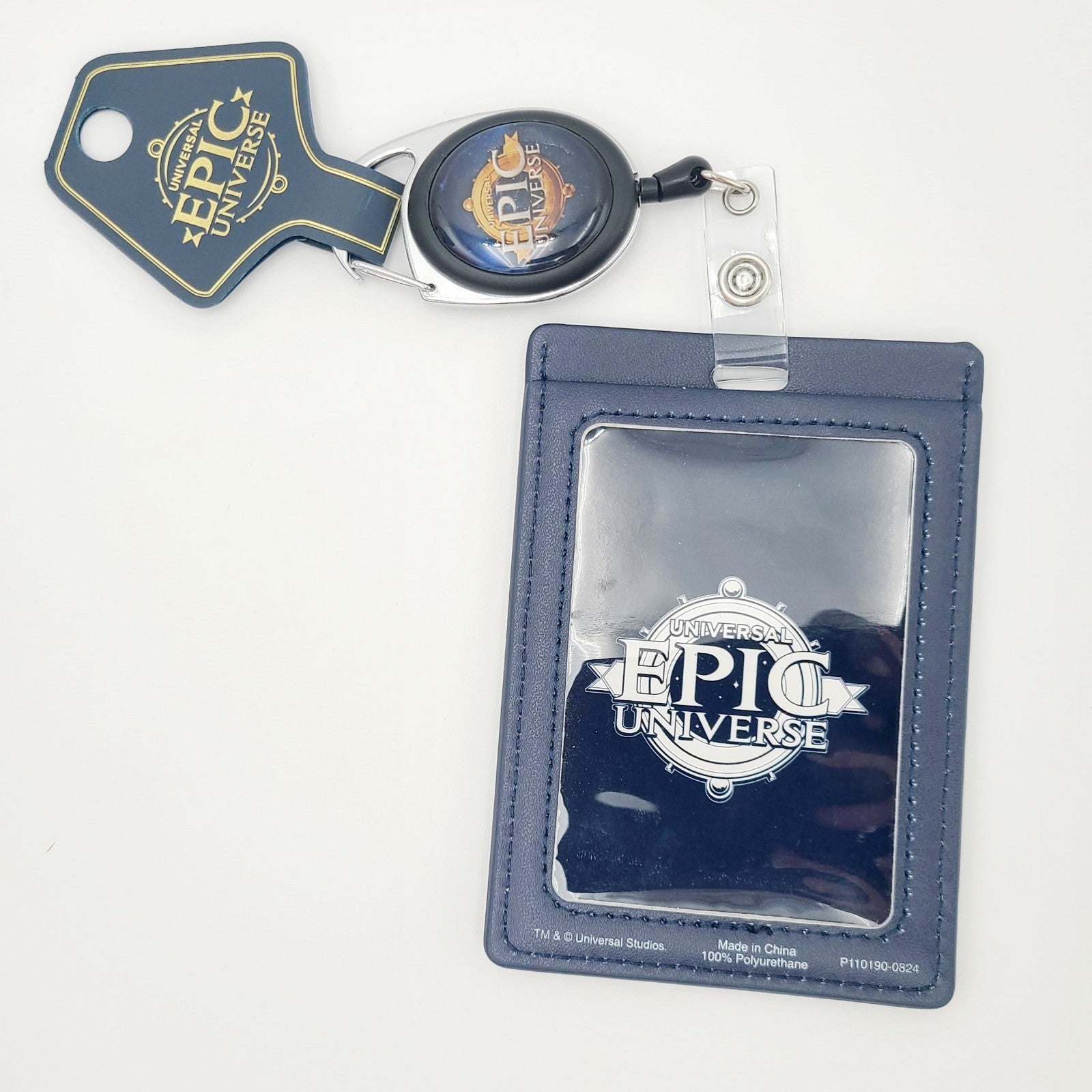 NEW EPIC Universe Emblem Logo ID Badge Reel Universal Studios Orlando