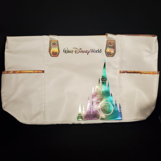 2021 Walt Disney World White Castle Collection 50th Anniversary Tote Hand Bag