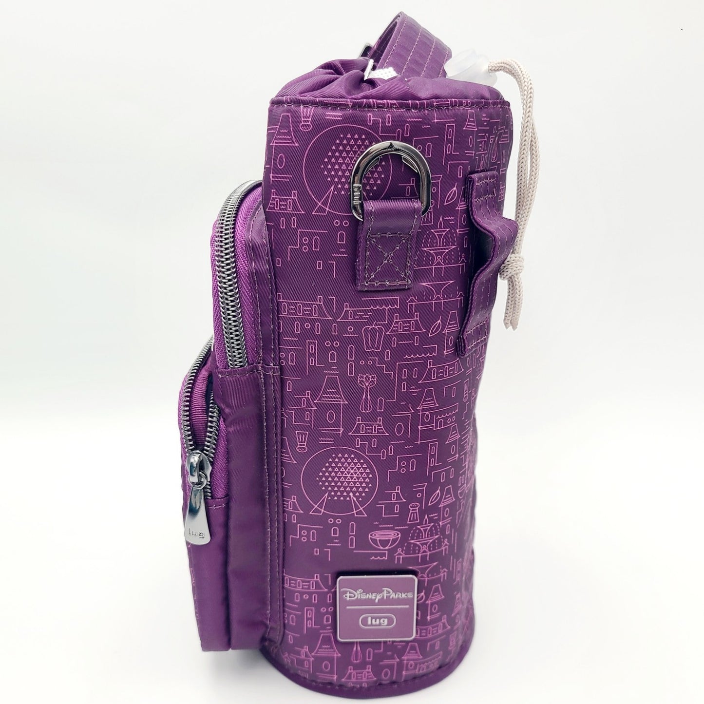 2025 Disney Parks Epcot Food & Wine Festival Remy Water Bottle Holder Lug Bag