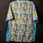 MEDIUM 2021 Walt Disney World 50th Anniversary Retro Bowling Camp Shirt Adult