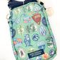 NEW Universal Studios Jurassic World Park Crossbody AOP Dinosaur Observation Bag