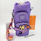 2025 Disney Parks EPCOT Center Figment Lug Water Bottle Holder Crossbody Purple