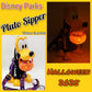 Disney Parks 2025 Halloween Pluto Skeleton Sipper Cup Light Up Pumpkin Bucket