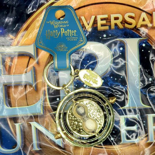 EPIC Universe Universal Harry Potter Ministry Of Magic Time Turner Keychain NEW