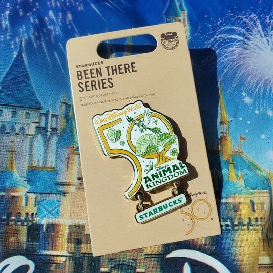 2021 Walt Disney World 50th Anniversary Animal Kingdom Starbucks Been There Pin