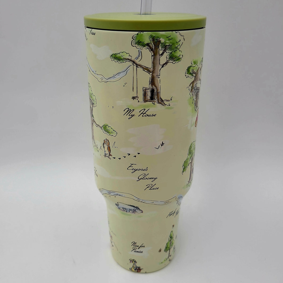Disney Parks 2026 Winnie The Pooh 100 Acre Wood Metal Tumbler Cup 40oz Tigger