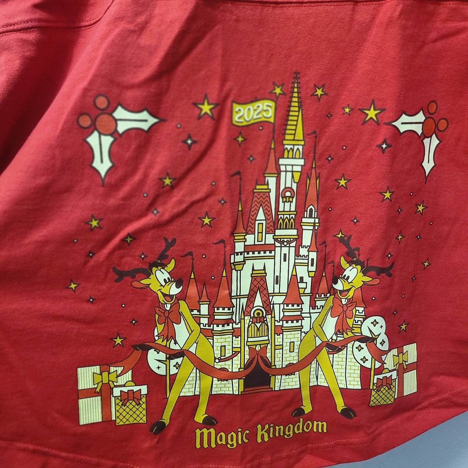 LARGE 2025 Disney Parks Mickey's Very Merry Christmas Party Spirit Jersey Adult