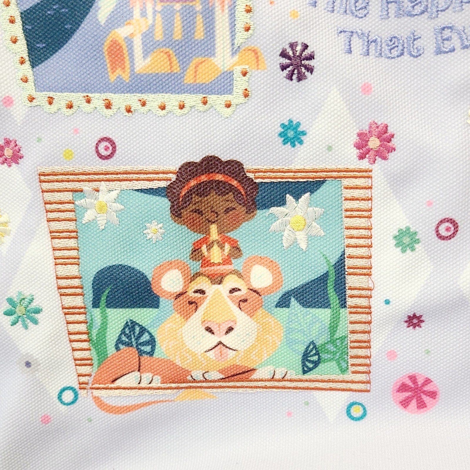 2026 Walt Disney World Parks It’s A Small World Collection Canvas Tote Bag New