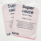 *Set of 2* Chick-fil-A Kids Super Sauce Sticker Tales Amazing Barbeque Boy Cooks