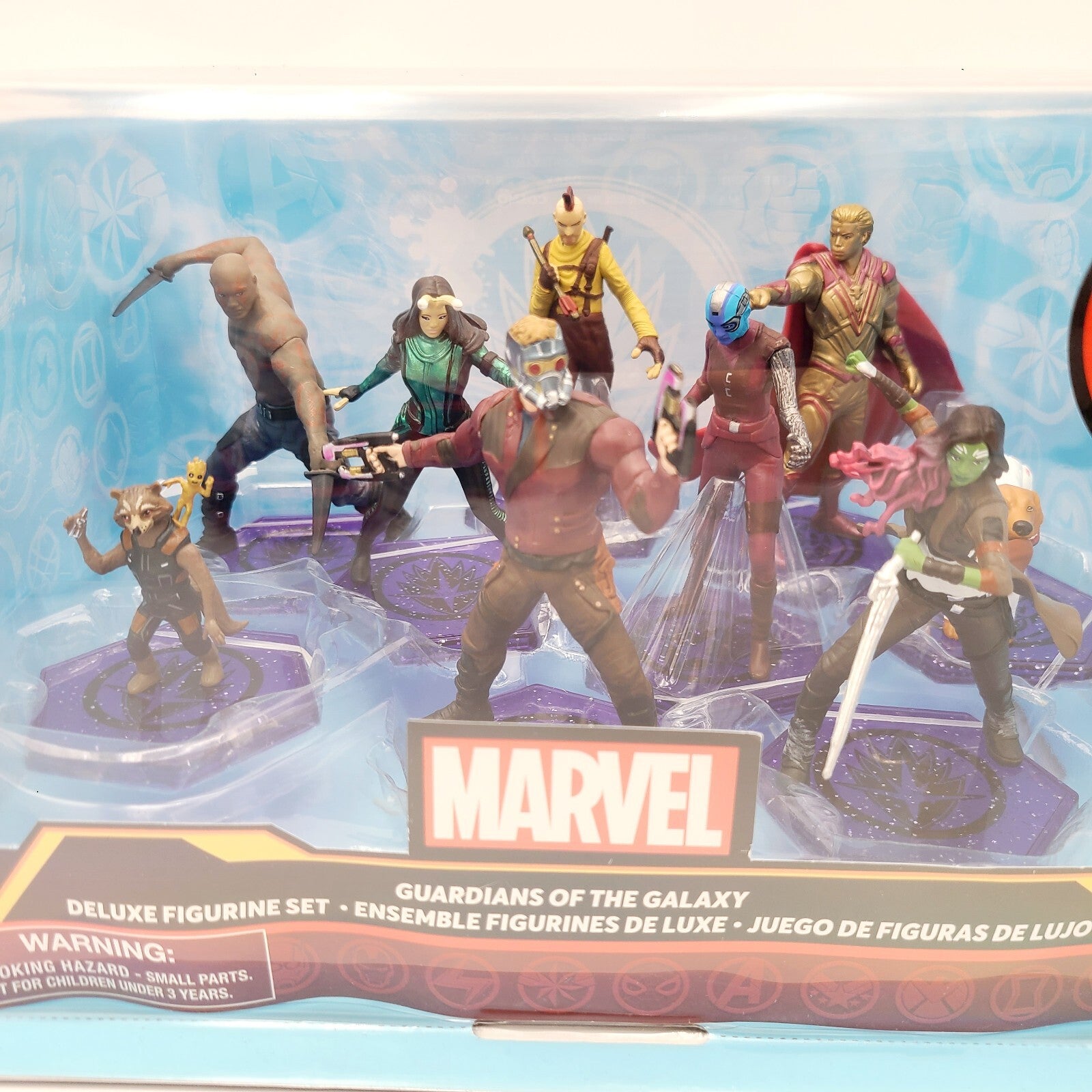 Disney Park Marvel Guardians of the Galaxy Vol. 3 Deluxe Figure Set Cake Toppers