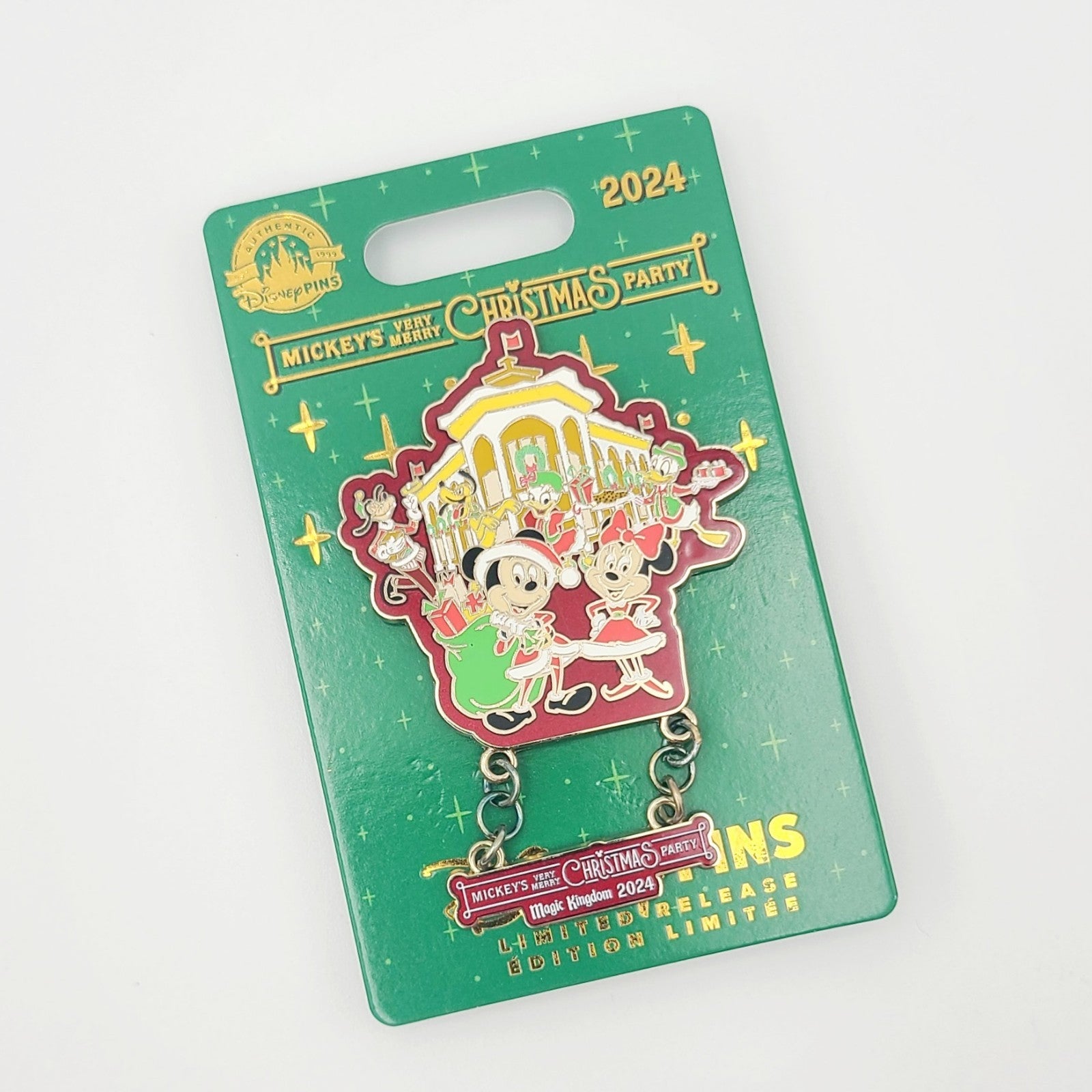 *4 Pin Set* 2024 Disney Parks Mickeys Very Merry Christmas Party Soldiers Minnie