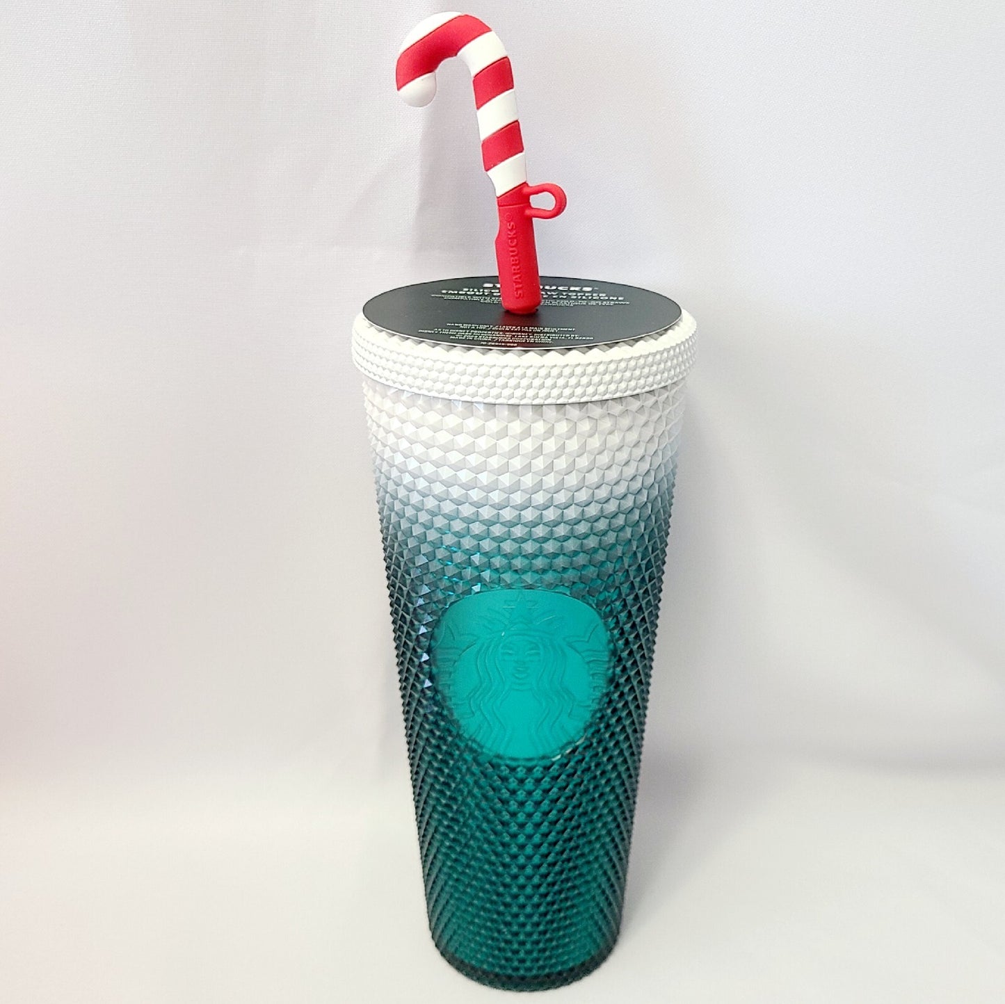 Starbucks Disney Parks Mickey Mouse Holiday Christmas Tumbler Cup With Straw NEW