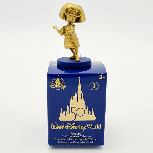 Walt Disney World Parks 50th Anniversary Fab 50 Blind Box Gold Figure Edna Mode