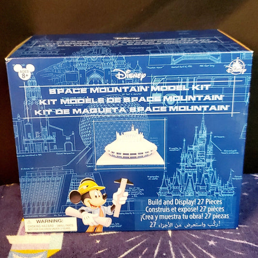 2022 Disney Parks Space Mountain Model Kit Build & Display 27 Pieces New