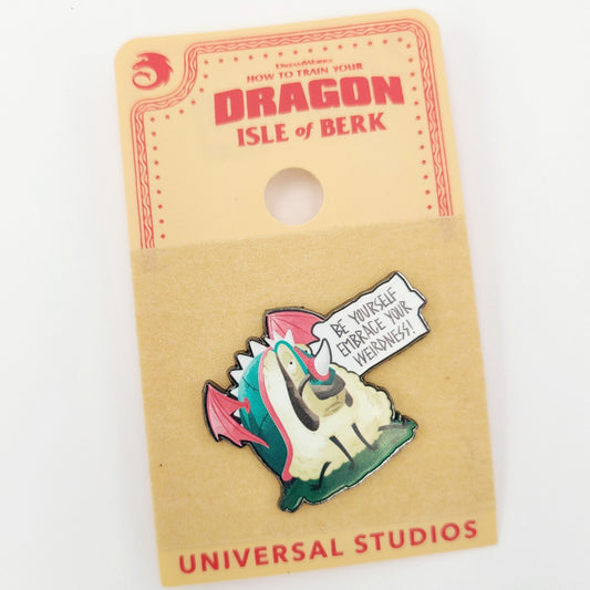 Universal Epic Universe How to Train Your Dragon Sheep Be Yourself Weirdness Pin