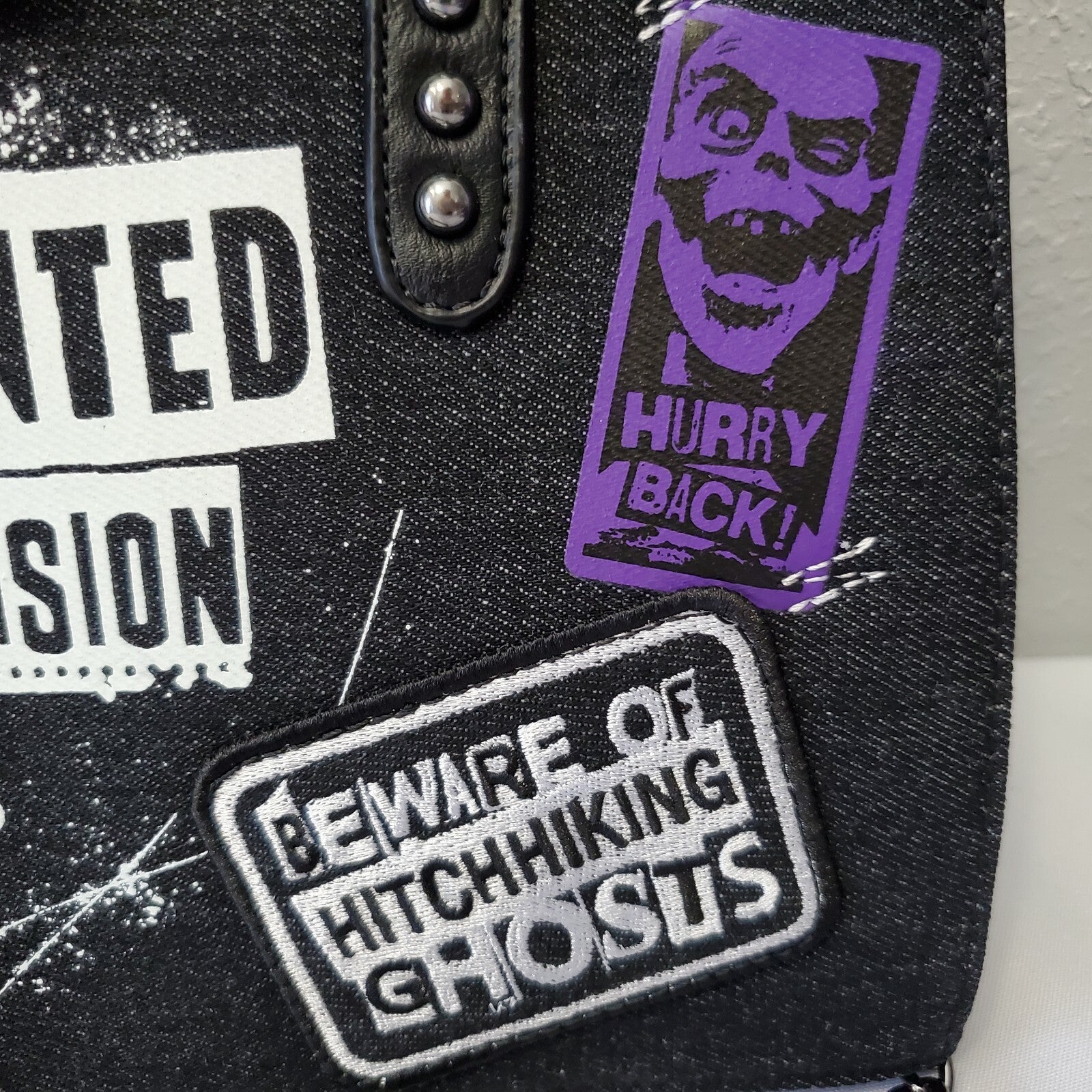 NEW Walt Disney World Park Loungefly Haunted Mansion Satchel Purse Crossbody Bag