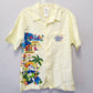 LARGE Disney World Park Caribbean Beach Resort Map Shirt Skyliner Mickey Minnie