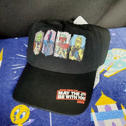 2022 Disney Parks Star Wars May the 4th Bounty Hunter Adult Baseball Hat NEW