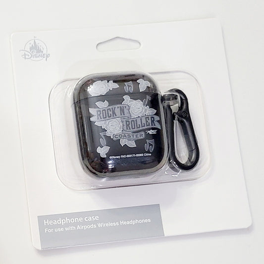 *Headphone Case* Disney Parks Rock 'N' Rollercoaster Apple AirPod Wireless Black