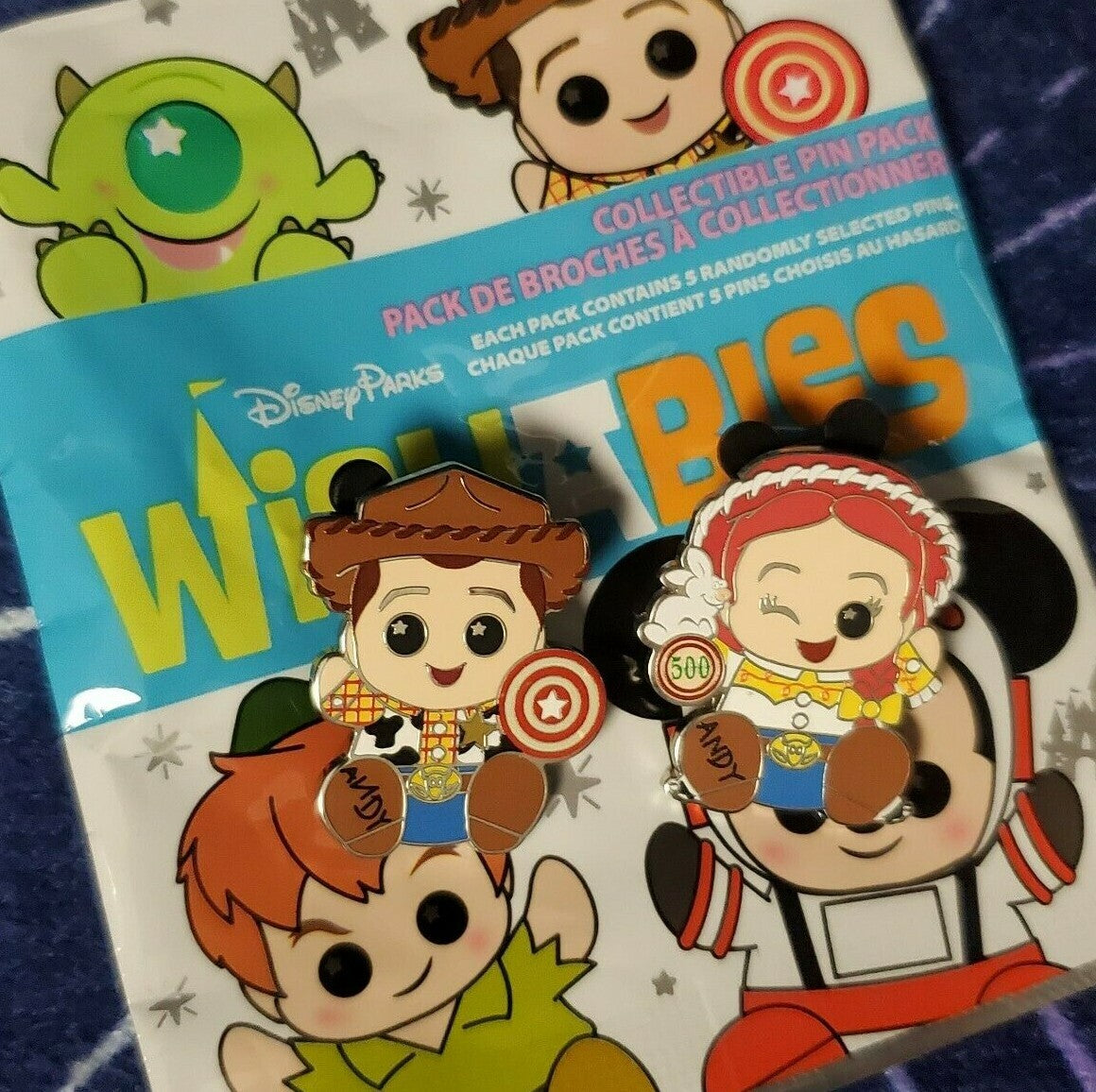*Woody & Jessie Pins* Disney Parks Wishables Toy Story Series 2 Collectible NEW