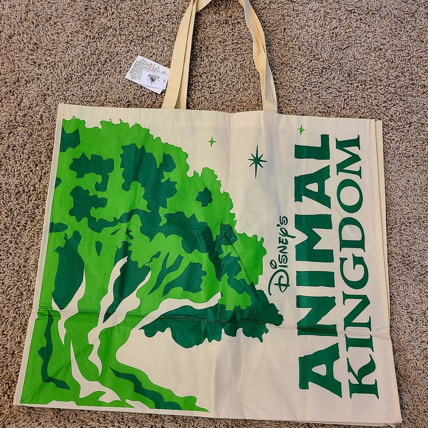 *Medium & Large Reusable Bag Set* Disney World Park Animal Kingdom Tote Shopping