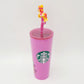 2026 Disney Parks Starbucks Magic Kingdom Horse Carrousel Straw Topper Tumbler
