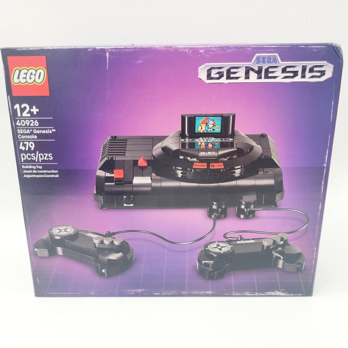 LEGO SEGA Genesis Console 40926 & Super Mario Game Boy Retro Building Set 72046