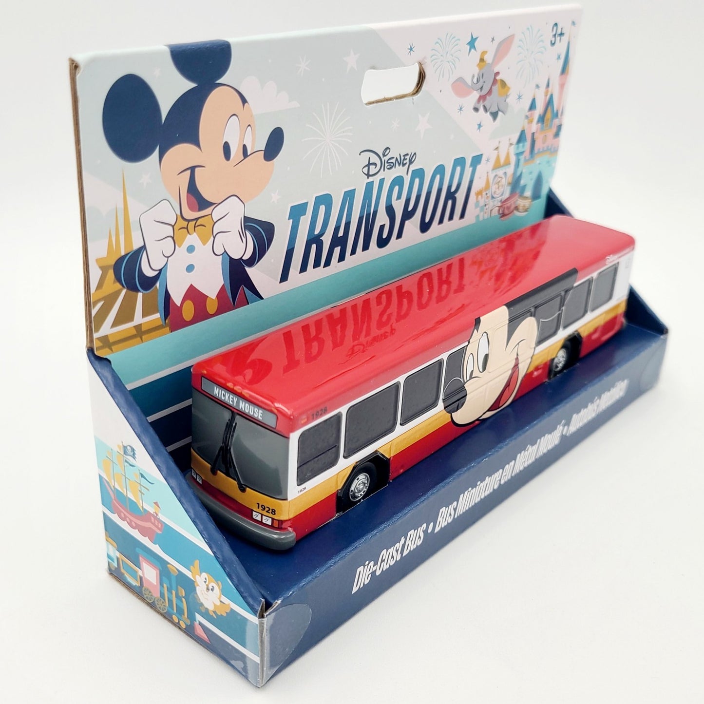 2025 Walt Disney World Parks Transport Diecast Bus Mickey Mouse New Toy Small