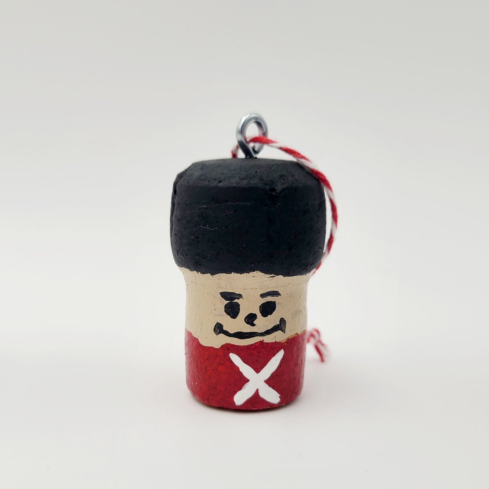 HANDMADE Cork Christmas Tree Ornament Santa Grinch Soldier Penguin Gingerbread