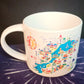 (1) Disney World Parks Caribbean Beach Resort Ceramic Coffee Mug Skyliner Map