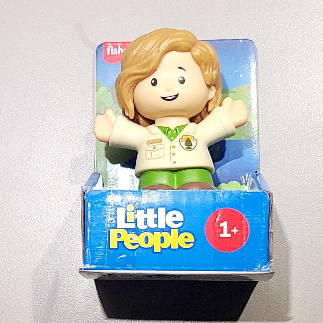 2026 Fisher Price Little People Girl Forest Park Ranger Toy Figure Mattel Rare