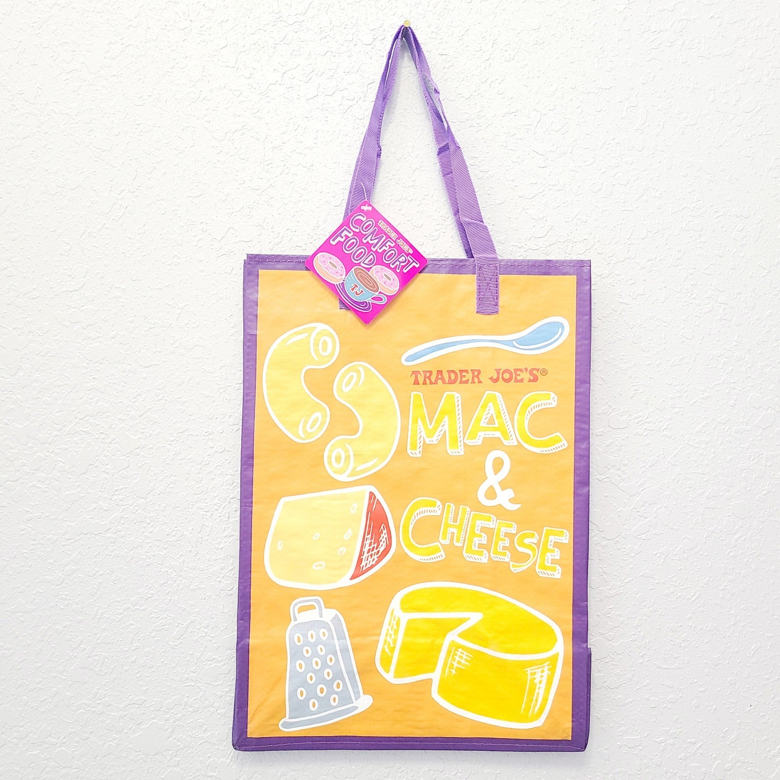3 Bag Set! Trader Joe’s Reusable Florida Georgia Comfort Food Mac & Cheese Tote