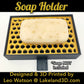 Soap Holder w/ Spout 3D Printed Black & Gold Decor Gift Decoration Lakeland3D