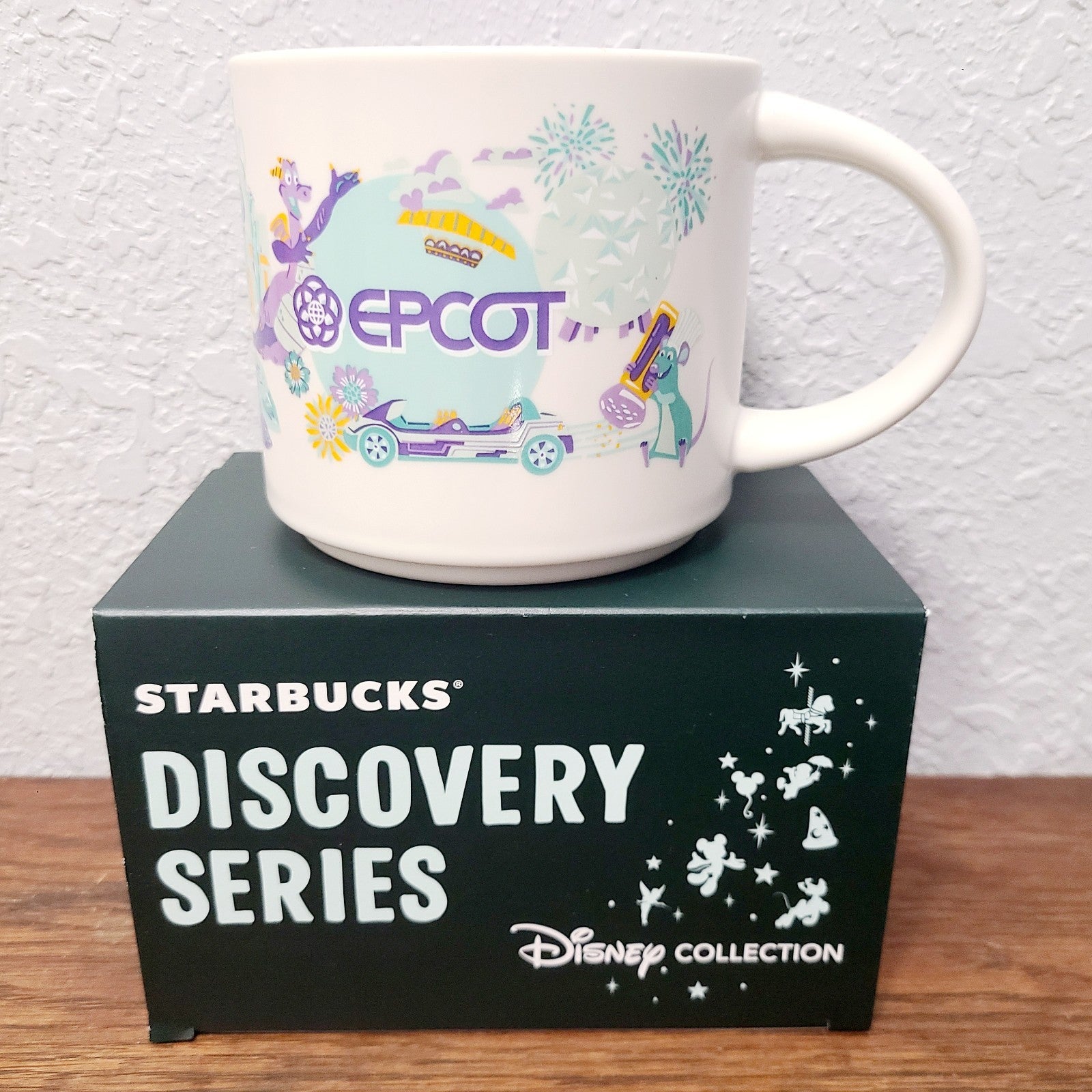 *14 oz Mug SET* Disney Parks Starbucks Discovery Series Epcot Magic HS Animal