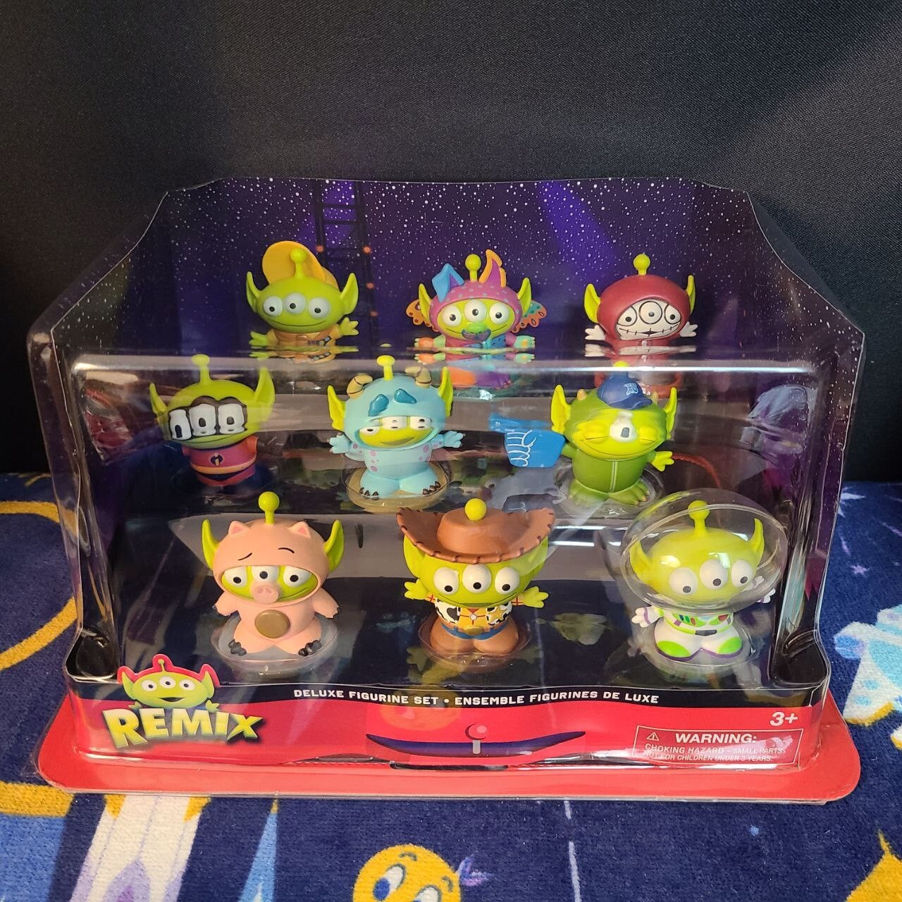 Disney Park Pixar Toy Story Alien REMIX Deluxe Figurine Playset 9 Piece Cake Top