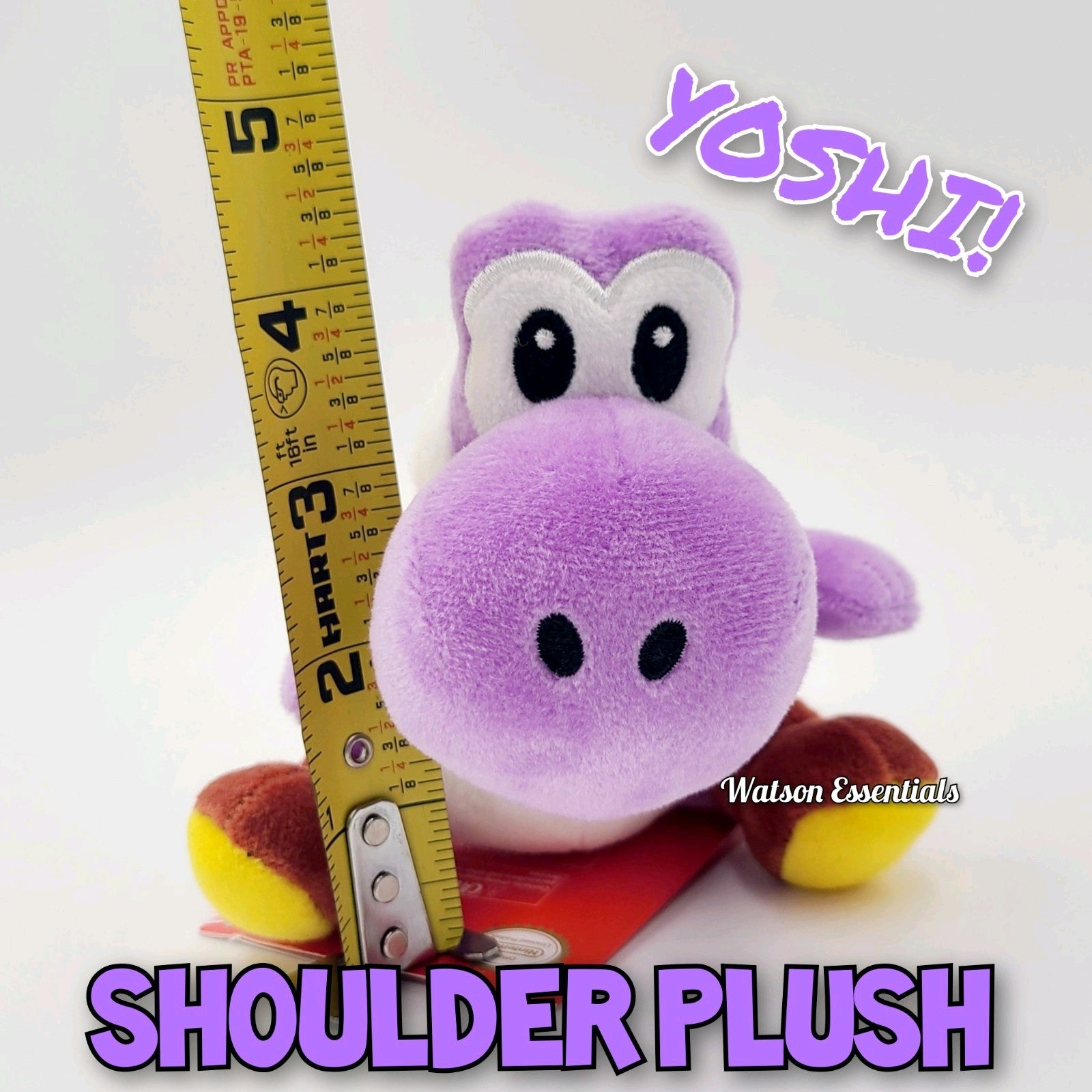Set of 5 EPIC Universal Studios Super Nintendo World Yoshi Shoulder Magnet Plush