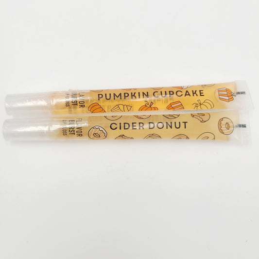 Bath & Body Works Cider Donut Pumpkin Cupcake Burst Lip Gloss .34 oz/10ml Sealed