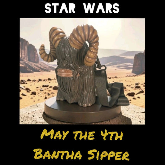 NEW Disney Parks 2026 Star Wars Galaxy's Edge Bantha Animal Sipper Cup w/ Sound
