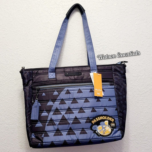2025 Disney Parks Lug EPCOT Food & Wine Festival Passholder Paddle Tote Bag AP