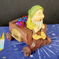 2022 Disney Parks Snow White & Seven Dwarfs Sleepy Figural Desk Trinket Tray 85